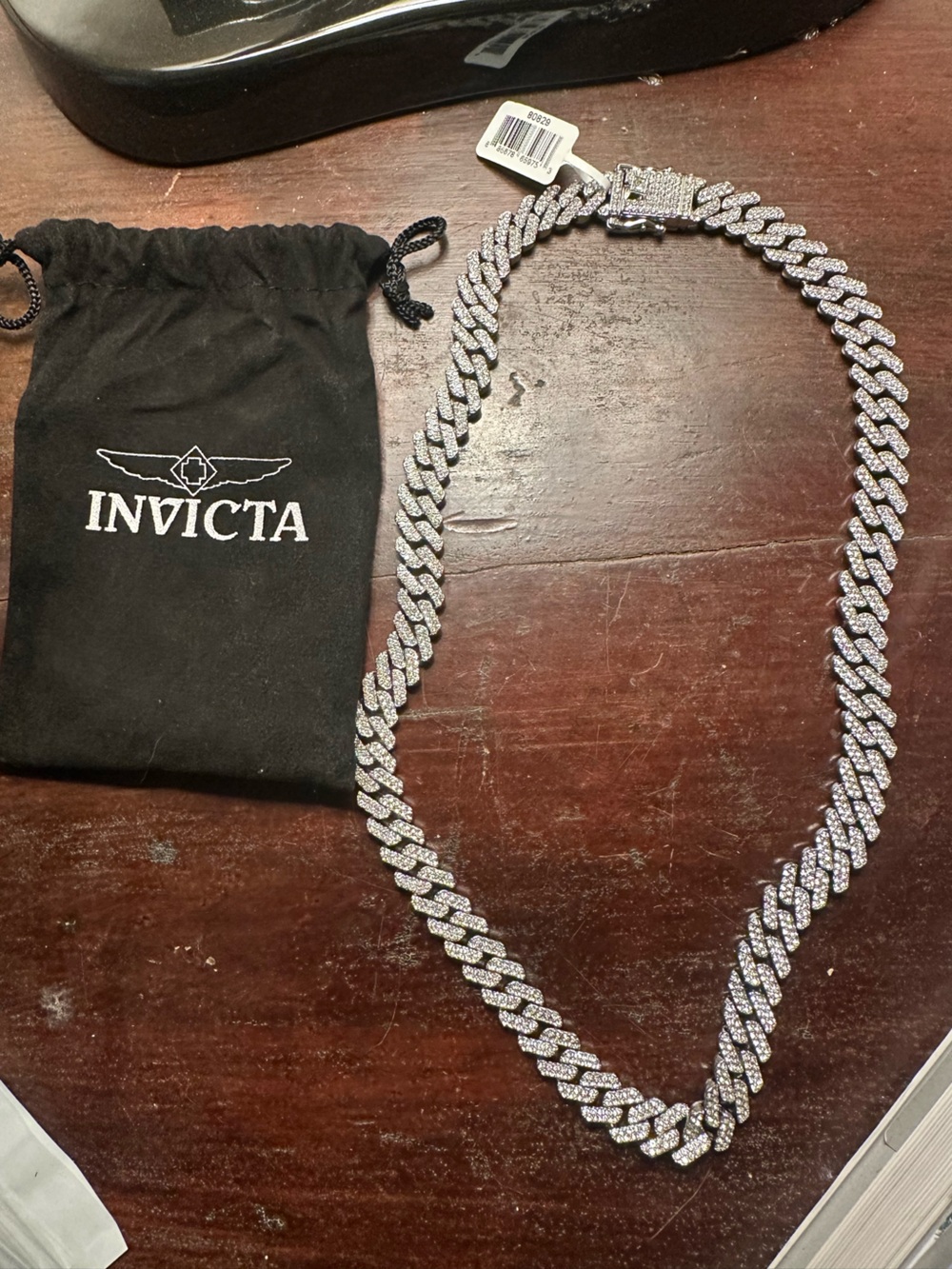 Brand New Invicta Iced Out Cuban Link Chain